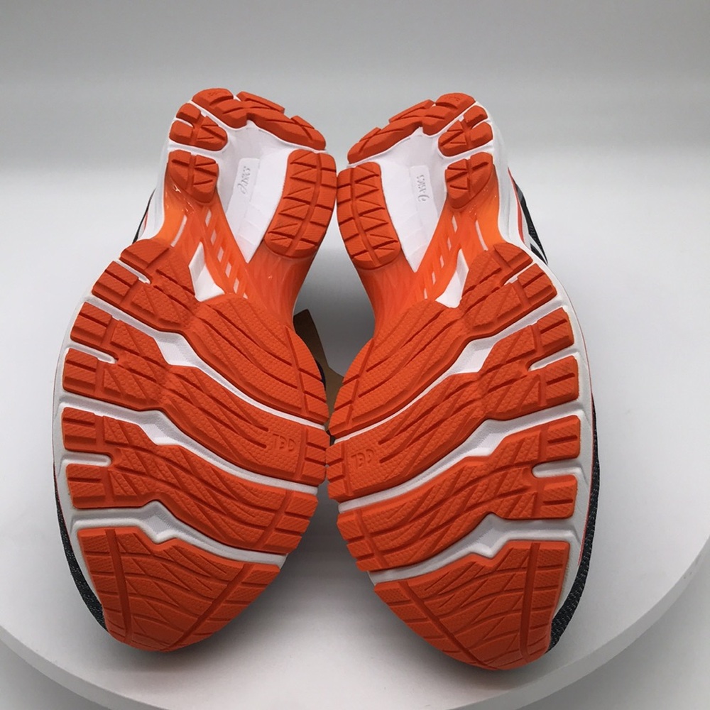 Asics mens Black Orange Running Shoes size 11 US - Picture 5 of 6